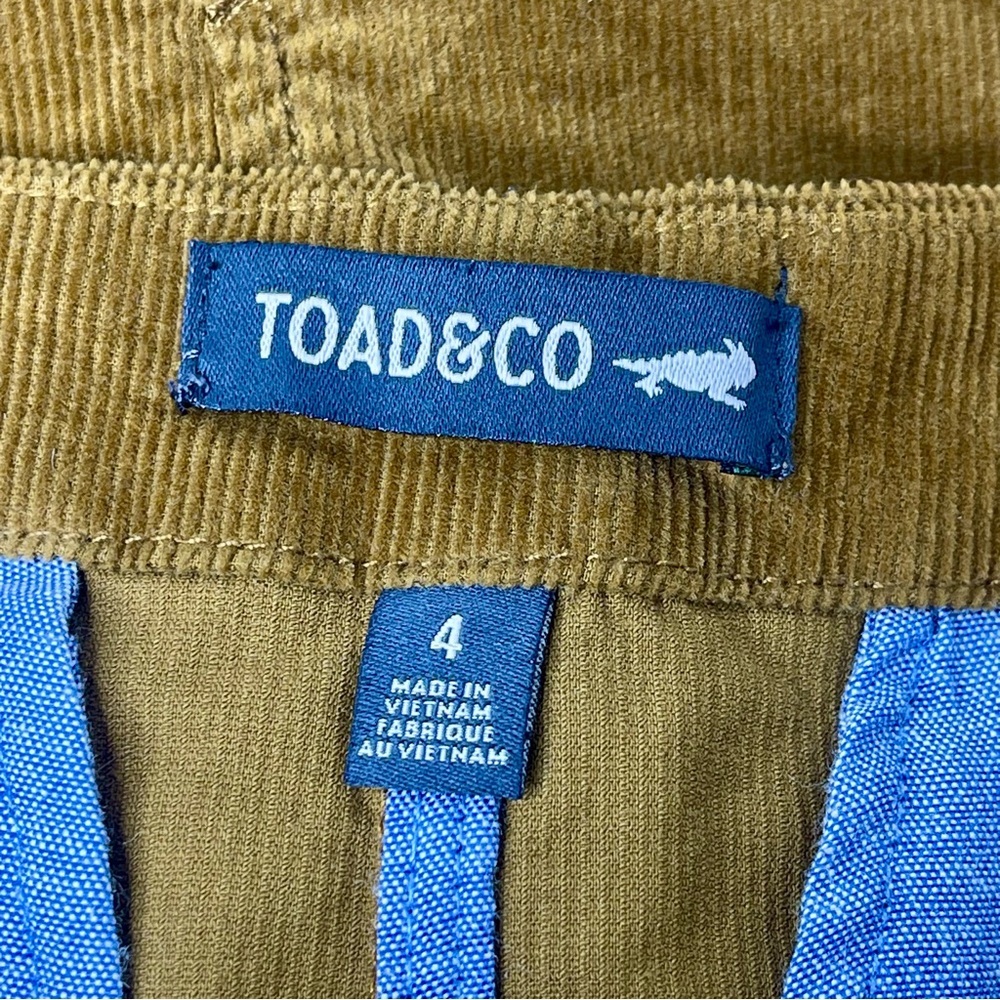 Toad & Co corduroy skirt. Size 4 - Picture 3 of 5